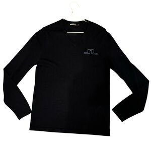 J.lindeberg merino wool classic golf sweater navy S